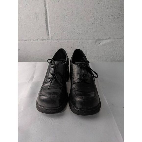 Steve Madden Y2K Steve Madden Chunky Heel Platform Lace Up Moc Toe Booties Sz 6. - Picture 2 of 10